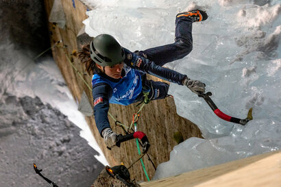 Lors des championnats d'Europe de Champagny-en-Vanoise en 2024 © Nils Paillard - FFCAM Lors des championnats d'Europe de Champagny-en-Vanoise en 2024 © Nils Paillard - FFCAM
