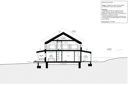 Plan de coupe du projet @ D'ores et déjà Plan de coupe du projet @ D'ores et déjà