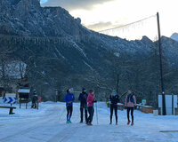 Départ pour la course à pied ©Emilie Kling (FFCAM) Départ pour la course à pied ©Emilie Kling (FFCAM)